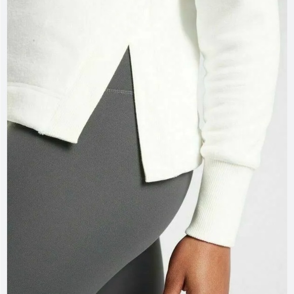 Athleta Double Cozy Karma Funnel Neck, white SIZE S #511446 - Picture 4 of 9